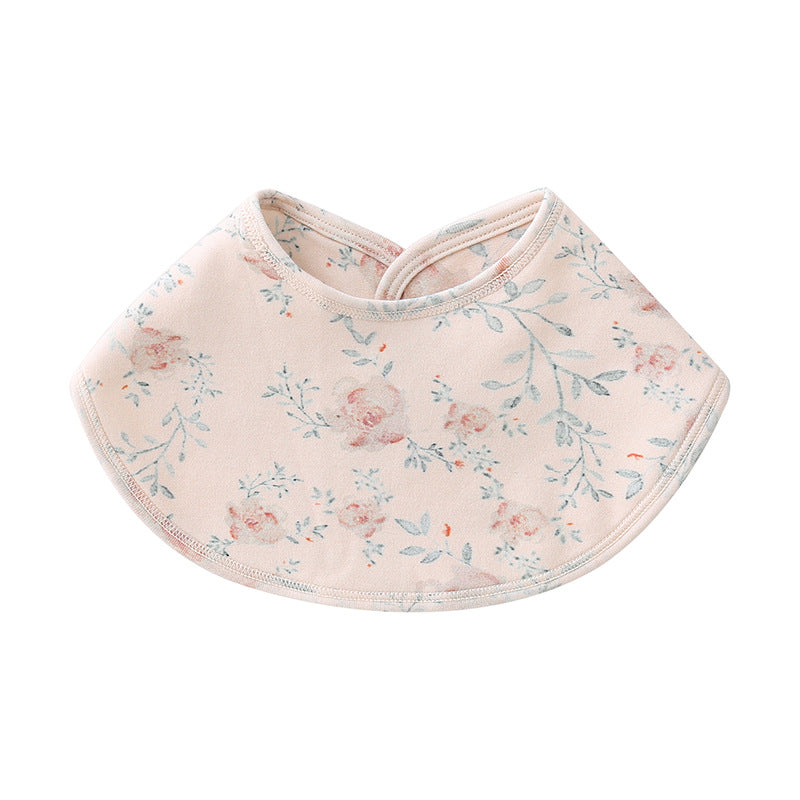 Baby Toddler Unisex Floral Pattern Cotton Bibs
