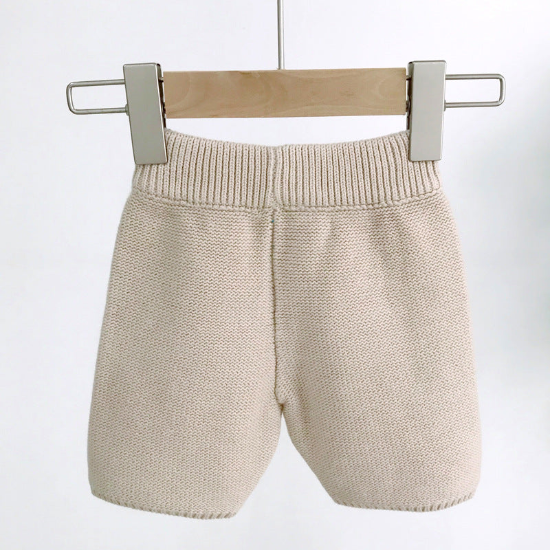 Baby Toddler Unisex Khahi Knit Shorts