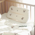 Baby Unisex Animal Embroidery Cotton Pillow
